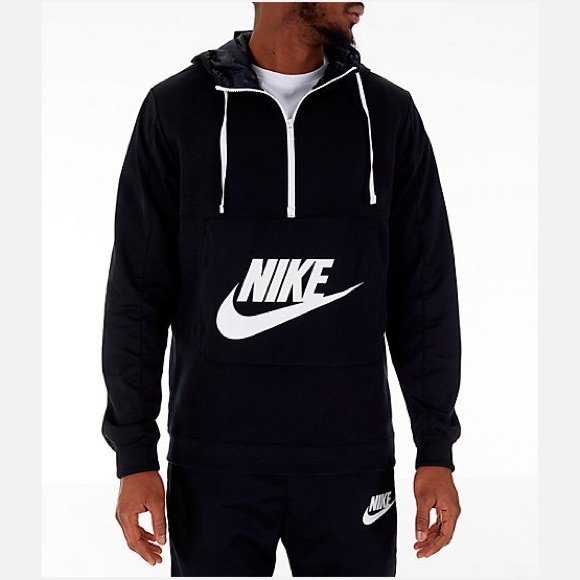 nike foundation half zip hoodie